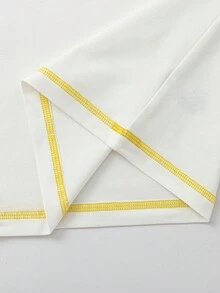 Balabala Kids Pajama Set, Breathable Cotton, Cooling & Antibacterial Summer Sleepwear - White Grey Tone - View 4