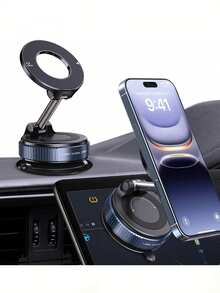Upgraded Car Phone Holder, Super Strong Magnetic Car Phone Holder, 360° Adjustable Vacuum Suction Cup Car Phone Holder [Max Suction], Unisex Car & Truck Accessories, Car Phone Holder, Express Your Love, Holiday Gift - A - View 11