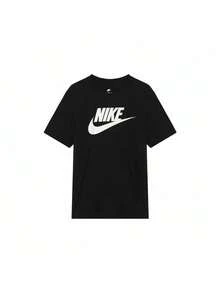 Nike Sportswear 經典Logo印花圓領美式復古短袖T卹 男款 黑色 - 黑色 - 查看 13