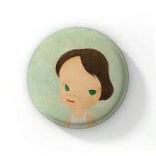 58毫米波普艺术创意奈良美智徽章，背包服装珠宝配饰卡通圆形胸针，收藏粉丝礼物 - 58 mm - 查看 30