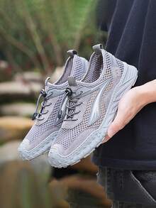 Multifunctional Casual Shoes, Men's Shoes, Fashionable Boots, Outstanding Appearance And Comfortable - Grey - View 4