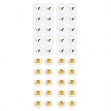 Bolas de acupresión para la oreja, terapia de acupuntura auricular, ayuda a relajar el Body y la mente, alivia el estrés, fácil de usar. - Multicolor - Ver 24