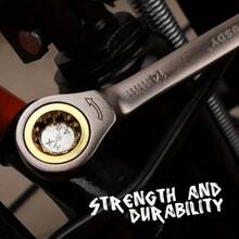 819毫米公制棘轮扳手，72齿钒钢棘轮组合扳手，带收纳盒 - 隨機款式扳手 - 查看 7