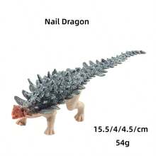 侏罗纪恐龙玩具，逼真立体动物模型，霸王龙 - 彩色 - 查看 28