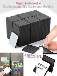 150/100/60/30pcs Magnetic Self-Adhesive Magnets, Non-Destructive Magnetic Absorption, Mini Magnets, Versatile Use For DIY Crafts, Sticky Notes (Can Be Attached To Whiteboards, Refrigerators), Photo Display, Wedding Parties, Celebrations, Holiday Posters, A Multifunctional Tool For Home And Office Decor - Multicolor - View 10