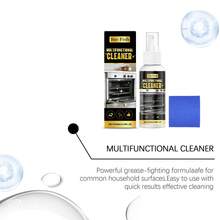 Allt-i-ett-oljeborttagare för flera ytor, kraftfull avfettning för kök, badrum och möbler, snabbverkande fläcklösande medel, nödvändigt för dagligt underhåll - Flytande - Visa 2