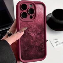 Fashionable Phone Case, Suitable As Gift For Boyfriend, Family Members - Burgundy - View 4