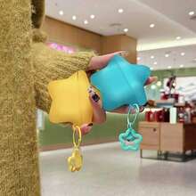 Creative Luminous Translucent Five-Pointed Star Suitable ForAirPodsPro3 Headphone Shell Advanced Ins StyleAirPods4 Apple Bluetooth Protective Cover Second Generation Pro2 Anti-Fall Soft Case Third Generation - Multicolor - View 4