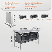 Mobili da cucina e sala da pranzo - Graue Ausführung, Tragkraft: 6,8 kg - Visualizzare 7