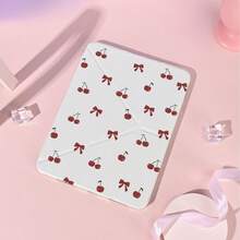 1个带笔槽的多角度磁吸支架保护套，支持自动休眠/唤醒功能，可爱平板电脑保护套，兼容Pro/Air/三星Galaxy A9/S9/S7/S10+/小米Pad/5/6/7 - 彩色 - 查看 3