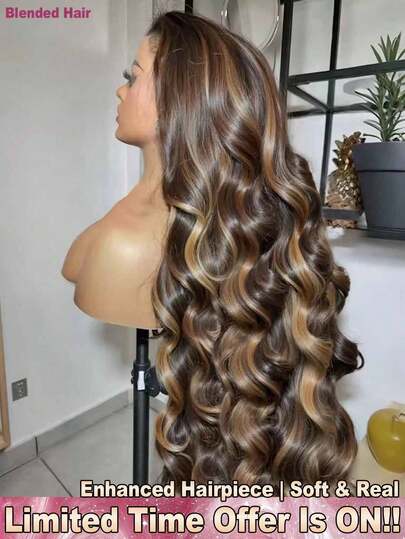 5*5 13*4 34 Inch 200% Density Body Wave Lace Frontal Wigs Glueless - Brazilian Virgin Pre Cutting Pre Ironing Pre Pulling HD Transparent Lace Front Wigs With Natural Hairline - Wear And Go Pre Plucked Pre Bleached Real Hair Middle Part Wigs Frontal Glueless - Ombre Honey Blonde Highlight P4/27 Color - No Glue Needed No Skills Blended Human Hair Wigs Glueless Weaves Wigs For Women Daily Use Blended Hair