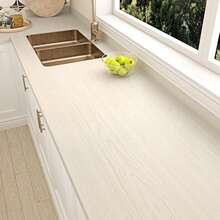 Wood-Grain Contact Paper, Peel And Stick Wood Texture Wallpaper, Thick Textured Waterproof Self-Adhesive Vinyl Wrap For Cabinets, Drawers, Shelves, Kitchen, Bathroom, Dresser - Poplar - View 3