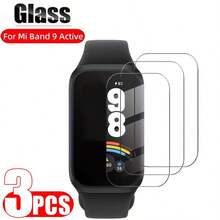 3pcs Screen Protector Film For Xiaomi Mi Band 9 Active/ Band 3, High Definition Tempered Glass Screen Protector - Clear - View 8
