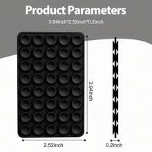 Silicone Gooseneck Phone Mount 1 Piece Silicone Phone Adhesive Grip Suction Cup Phone Case Stand Hands-Free Adhesive Phone Handle For Selfies And Videos Phone Finger Grip Stand Valentine's Day Gift - 1PC - Random Color - View 6