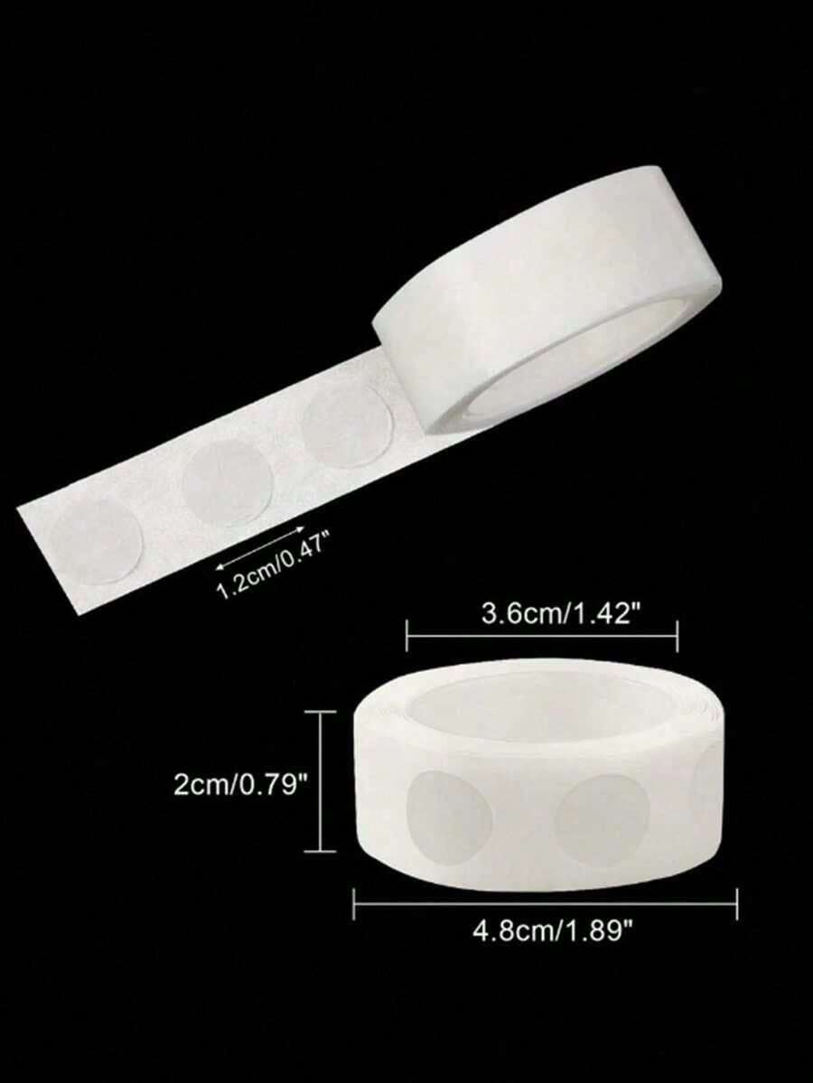 (500pcs/5pks)(300pcs/3pks)(100pcs/1pk) Balloon Glue Dots, Double-Sid Adhesive Dots For DIY, Party Corations, Suable For Parties, Garings, Holiday Venue Coration Baby Shower Family Corations Gifts Valentines Gift Bathroom Essentials - 彩色 - 查看 1