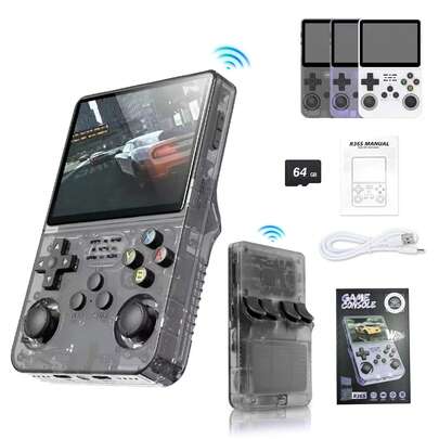 (Arrival In 2-5 Days )R36S Retro Handheld Game Console With Android Open Source System 64GB Storage 3.5 IPS Display Supports Global WiFi Online Games & Duet Play Portable Pocket Video Player