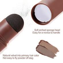 J·FOCUS 1支5克棕色发际线粉扑管（空粉扑管），腮红棒空管，化妆粉棒管包装，化妆品可填充粉扑管 - 棕色 - 查看 6