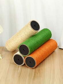 直径6厘米（2.36英寸）的剑麻绳，适用于猫抓柱，可用于DIY猫塔、猫攀爬架、剑麻猫抓柱，供猫咪攀爬和抓挠，猫咪用品，宠物用品 - 彩色 - 查看 5