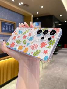 1个花卉图案安卓手机壳，摄像头开孔精准，兼容三星Galaxy S25 Ultra/Galaxy S24 Ultra/S24/S23 Ultra/A56 5G/A55 5G/A52s 5G/A26 5G、Nothing、Pixel、INFINIX、小米Redmi等手机，提供保护套 - 彩色 - 查看 6