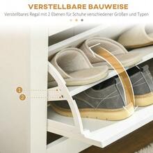 Shoe Cabinets - White - View 5