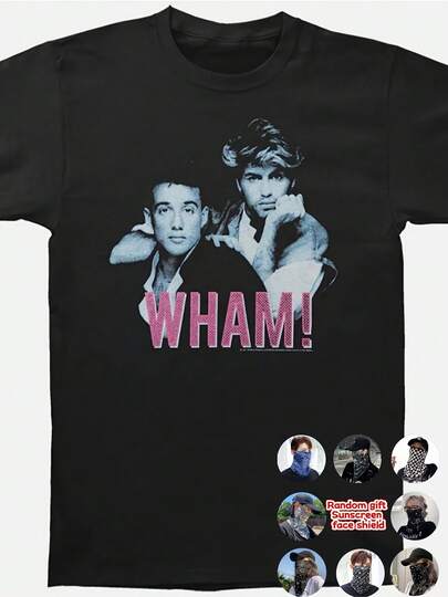 The Final Album By 80s Pop Band Wham T-Shirt George Michael & Andrew Ridgeley