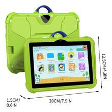 ¡RecomendadoTableta Android Para Niños, Bluetooth, Wifi, Batería Larga,¡Top de Temporada - Verde - Ver 6