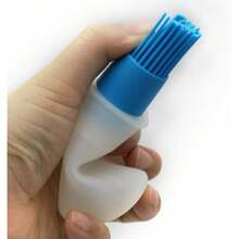 1 Piece Multi-Color Kitchen Silicone Oil Bottle BBQ Pastry Steak Oil Brush Baking BBQ Tool - Blue - View 8