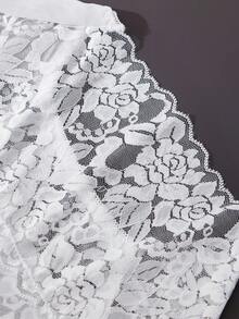 FOVTY 3pcs Plus Size Back To School Lace Sexy Panties For Women - White - View 8