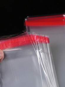 A5 Clear Self-Adhesive Bags 100 Pack, Self Sealing Cellophane Display Bags/Sealable Bags, Food , Cello Bags OPP For Cookies,Cards,Envelopes,Pictures (15.5 * 21CM) - Multicolor - View 7