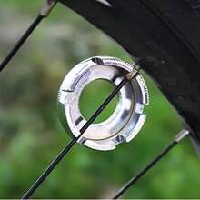 Spoke Wrench - 8 Way Bike Rim Truing Tool Hard Steel Bicycle Spoke Tool For Adjust Bicycle Wheel Tension - Silver-1PC - View 5