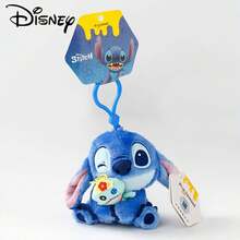 Disney Móc khóa hình Stitch ôm ngôi sao vàng nhỏ, sản phẩm được cấp phép chính thức, đồ chơi nhồi bông dễ thương, quà tặng ngày lễ. - Nhiều màu - Xem 15