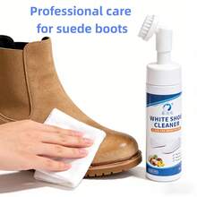 200ml Leather Cleaner And Conditioner, Suitable For Cleaning And Conditioning Suede Shoes, Sneakers, White Sneakers, Etc. Also Suitable As A Gift. - White - View 6