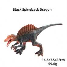 侏罗纪恐龙玩具，逼真立体动物模型，霸王龙 - 彩色 - 查看 19