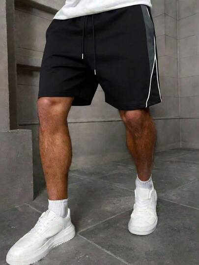 1pc Men's Casual Loose Fit Shorts, Versatile For Spring/Summer, Suitable For Streetwear, Commuting, Workout, Outdoor, Fitness, Jogging