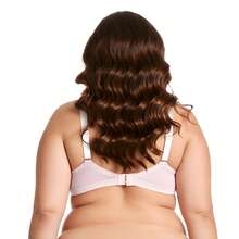 Curve Muse Sujetadores de cobertura total con encaje, sin aros y sin forro para mujer de talla grande - Azul estrellado, cornejo rosado (paquete de 2) - Ver 4