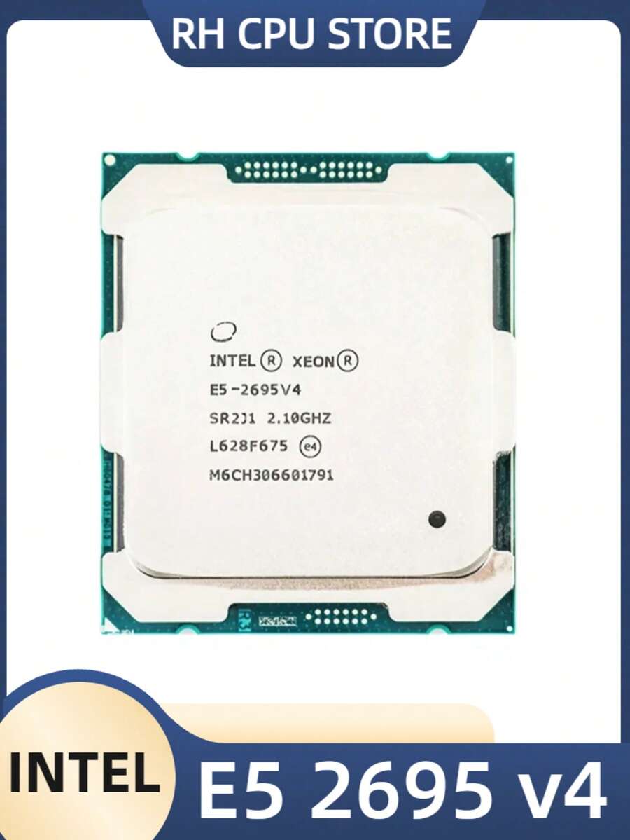 Intel Xeon E5 2695 V4 2695V4 2.1GHz 18 Cores 120W LGA 2011-3 Server Processor - Beige - View 1