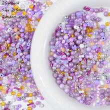 2-9毫米玻璃混色圆珠串珠手工DIY手链项链吊坠材料包配件批发 - 彩色 - 查看 20