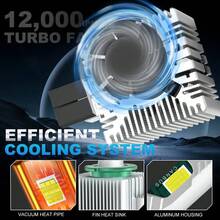 TOAUTO 2个150W 60000LM D1S D3S LED汽车大灯灯泡 D2S/R D4S/R涡轮增压灯 冷白光 汽车灯 即插即用 - A - 查看 10