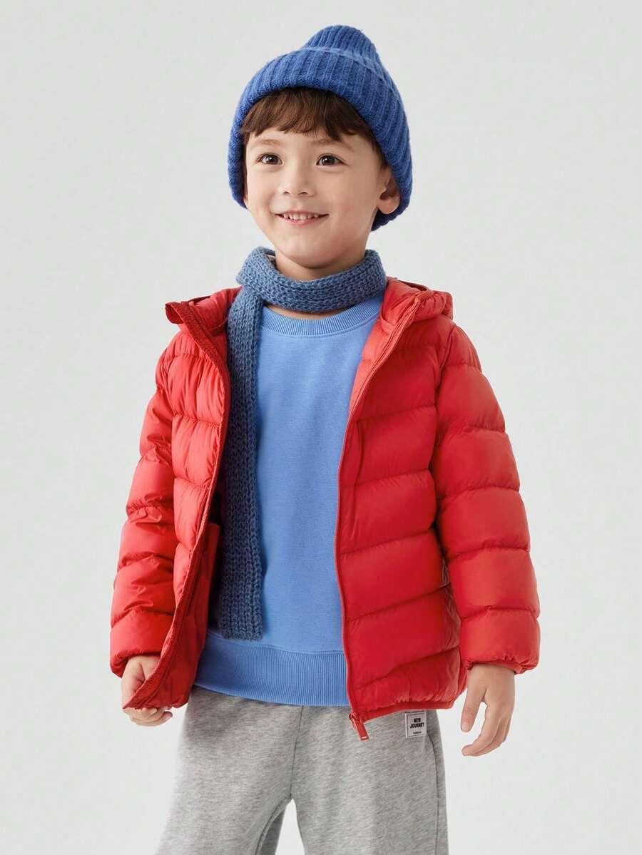 Balabala 儿童连帽羽绒服，保暖冬装，防水防风，舒适保暖