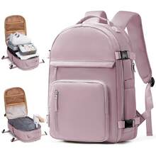 Foldable Portable Laptop Backpack, School Backpack Suitable For Air Travel, Unisex For Women And Men, Compressible Travel Backpack For Clothes, 14-Inch Laptop Business Backpack - Mint Green - View 9