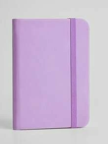 1 Leather A7 Notebook Simple Solid Color Mini Pocket Book Portable Memo Thick Leather Waterproof Texture Equipped With Bandage Suitable For Daily Use - Solid Color Pocket Notebook - View 9