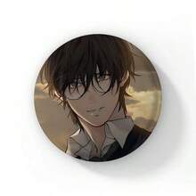 Cartoon Lost In The Clouds BL Anime Badge Brooch, Cartoon Skyler Sirius Art Brooch, Backpack Decor Accessory, Student Stationery - 58 mm - View 38