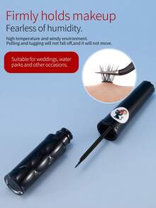 1 lọ keo dán mi chuyên nghiệp màu đen 6ml, độ bám dính cao và khô nhanh, giữ được 48-72 giờ, không chứa latex và formaldehyde, đa năng dùng cho mi giả dạng dải, mi giả dạng chùm và mi giả riêng lẻ, bộ dụng cụ trang điểm tự làm dành cho mắt nhạy cảm và người mới bắt đầu. - màu đen - Xem 8