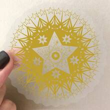 50张魔法日月烫印PET贴纸，适用于行李箱、滑板、笔记本电脑、冰箱、手机、汽车装饰DIY贴纸 - 1 Set - 查看 4