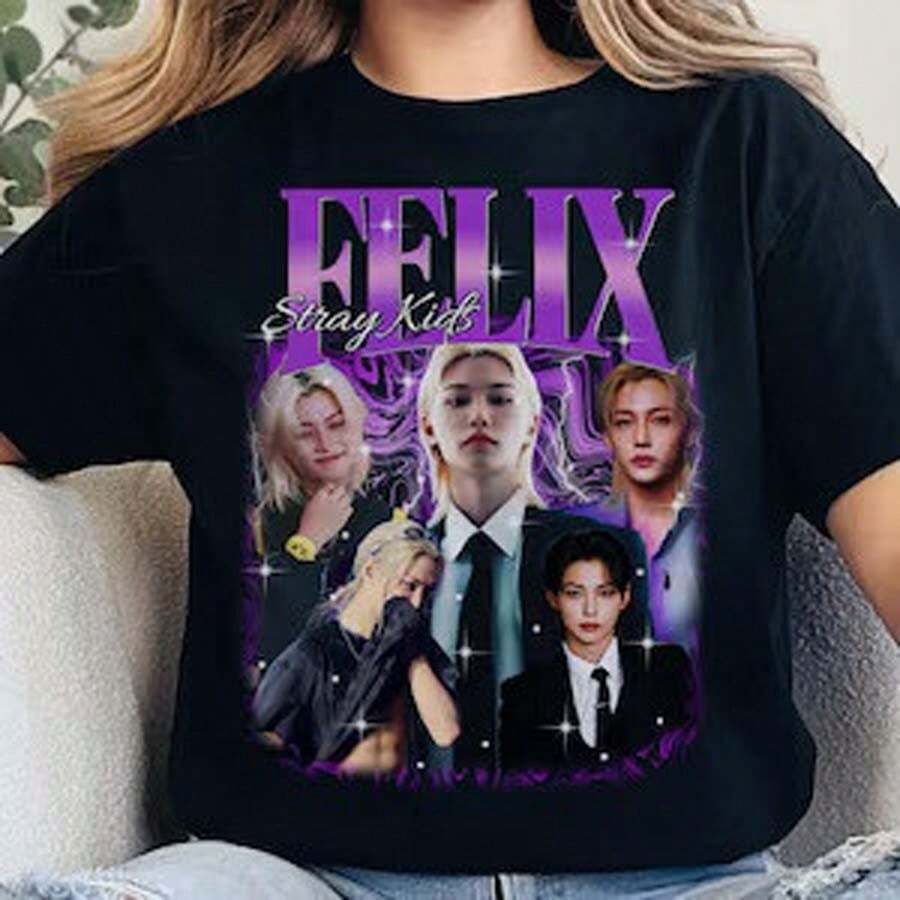 DominATE World Tour Shirt,Dominate Shirt, Shirt Felix Skz Tshir Merch SKZ Hoodie Sweater Exclusive T-Shirts For Premium Fans Unisex Casual Short-Sleeved Tees A Must-Have For Fans Suitable For Festivals, Parties, Homewear, Daily Commutes, Back-To-School Outfits And Concert Looks Printed And Shipped In The USA 100% Cotton T-Shirts Opaque, Versatile Basic Tees - Đen 8 - Xem 1