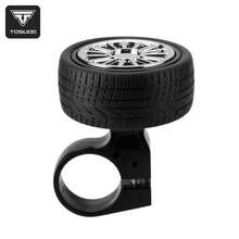 TOSUOD Mini Sonnette de Vélo Rotative en Forme de Pneu, Klaxon de Vélo Créatif et Personnalisé Décoratif, Design Compact et Portable Amusant en Forme de Pneu, Installation Facile avec un Son Clair, Sonnette d'Avertissement Universelle pour Vélos de Montagne, Accessoire de Cyclisme Personnalisé - Multicolore - Voir 10