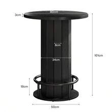 Tribesigns Bar Tables - Black - View 2