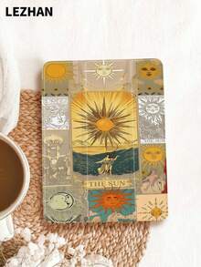 1个太阳女神图案平板电脑保护套，兼容(A16) 11英寸第11代2025款/第10代、10.2英寸、Pro 2021/2020款、Galaxy Tab A8 10.5英寸2022款、Matepad 10.4/Tab等，防摔，带笔槽，支持睡眠/唤醒功能。 - 彩色 - 查看 1