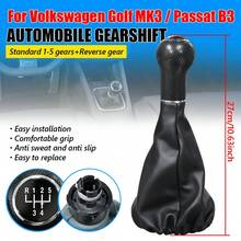 Manual Transmission 5-Speed Handlebar Dust Cover Set Black For Golf MK3 Passat B3 - A - View 9