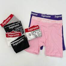 Supreme (2 Pack) Long Pure Cotton Base Pants, Flat-Angle Pants, Suitable For Fitness, Outdoor Sports, And Casual Wear - 白色 - 查看 4